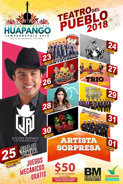 feria nacional del huapango 2018 artistas feria huapango 2018