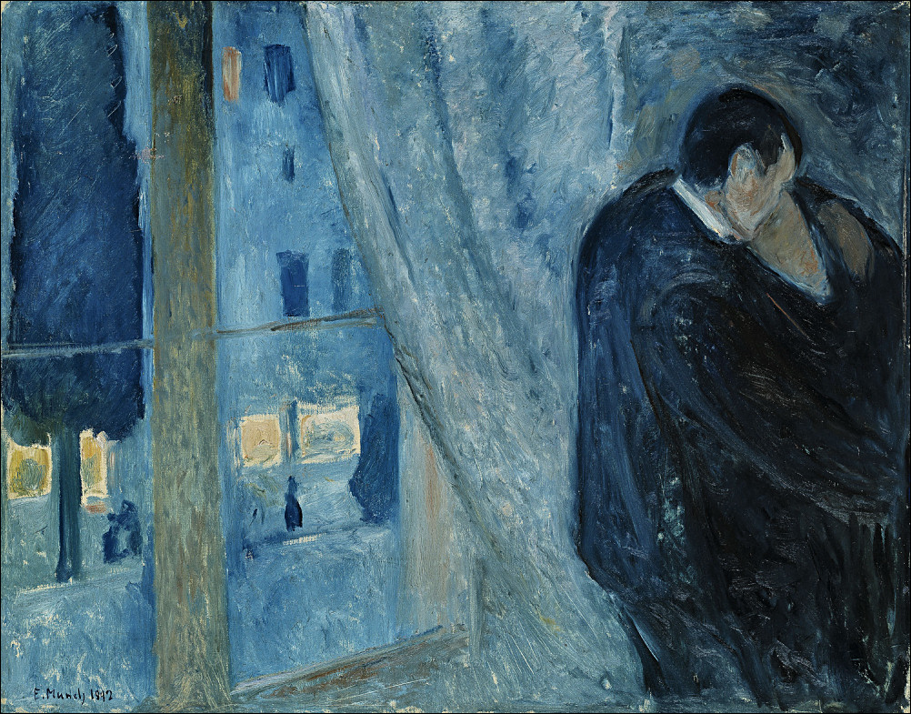 Munch Il bacio con la finestra