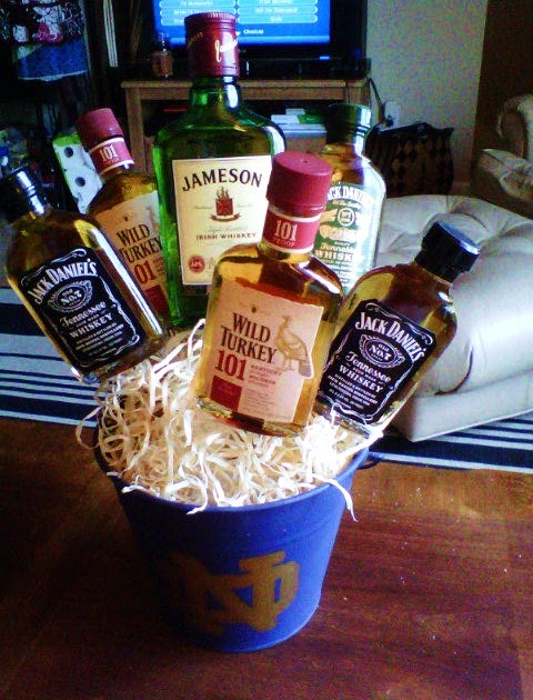 Food, Love, & Life: {diy} whiskey bouquet
