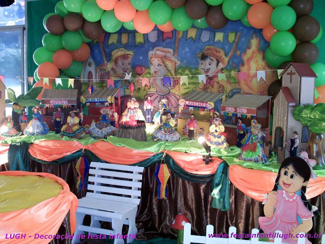 Decoração infantil festa Junina