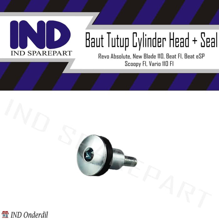 Baut Tutup Cylinder-Silinder Head-Seal Beat Fi-Esp/Vario 110 Fi Murah