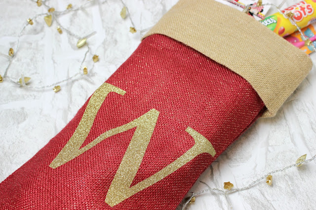 The Handmade Christmas Co Monogrammed Natural Glitter Christmas Stocking A review of The Handmade Christmas Co Monogrammed Natural Glitter Christmas Stocking