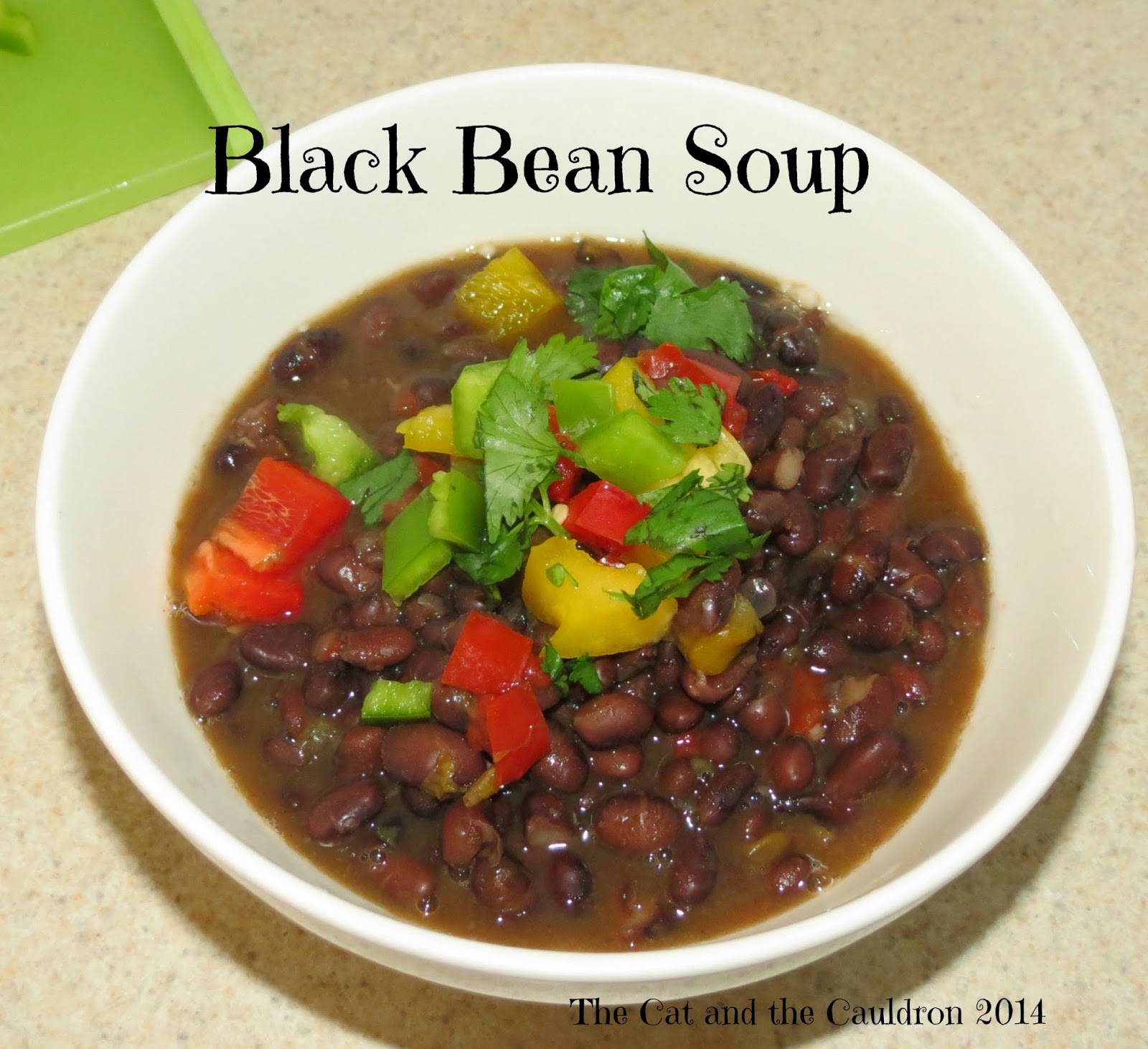 The Cat and the Cauldron Pinterest Project 110 The Pioneer Woman Black Bean Soup
