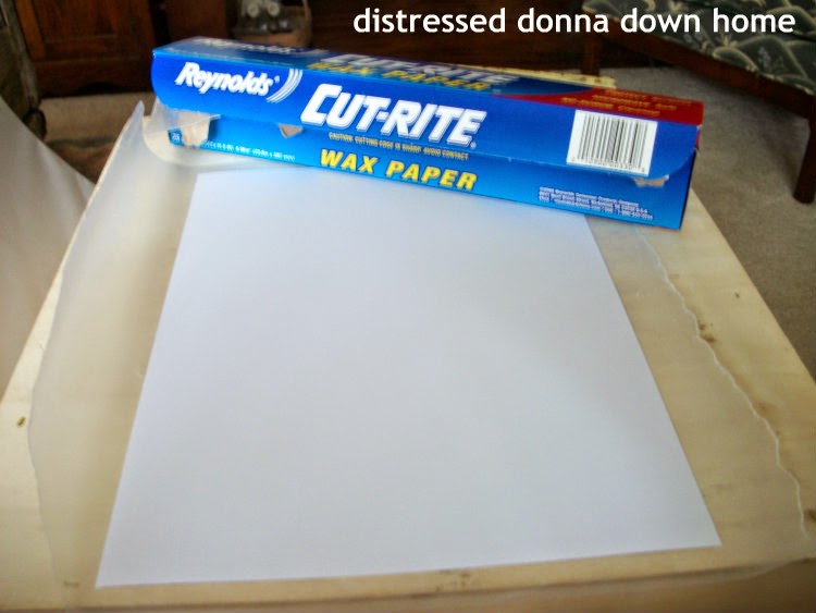 Distressed Donna Down Home Waxed Paper Transfers