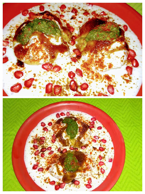recipes White Lobia Dahi vada