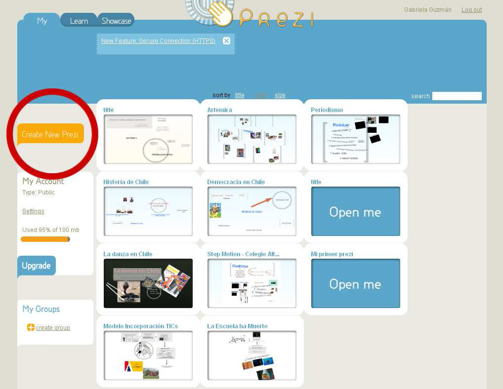 Bienvenidos al blog de soporte: Tutorial para empezar a usar prezi