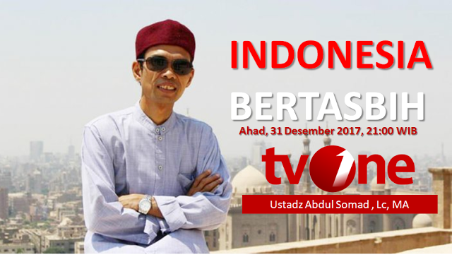 Keren Tv One Memang Beda, Malam Tahun Baru Hadirkan Ustadz Abdul Somad dalam Acara Indonesia Bertasbih Keren Tv One Memang Beda, Malam Tahun Baru Hadirkan Ustadz Abdul Somad dalam Acara Indonesia Bertasbih