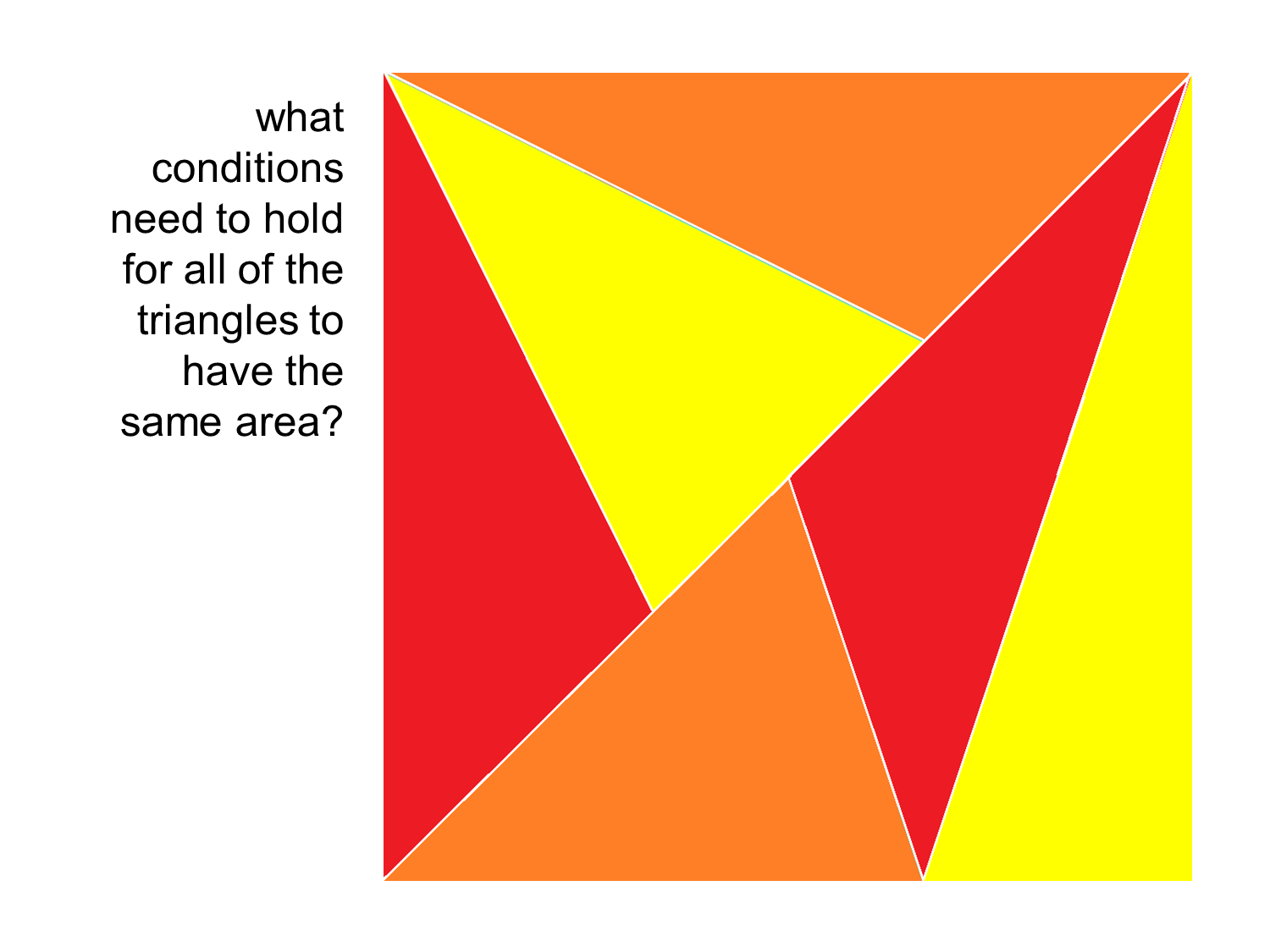 MEDIAN Don Steward mathematics teaching triangles cut into triangles