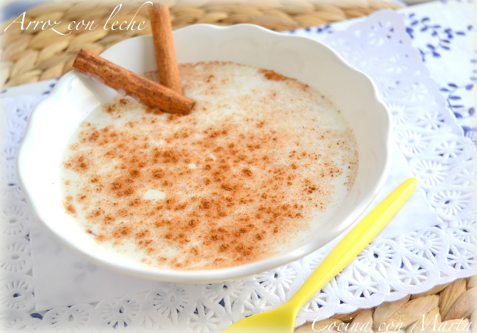 Arroz con leche. Con y sin Thermomix. Fácil y rápido.