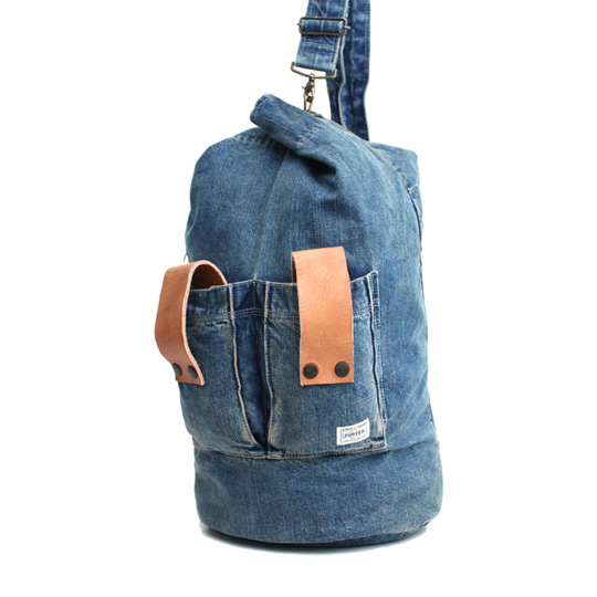 INITIAL-H: White Mountaineering x Porter USED DENIM ONE SHOULDER BAG