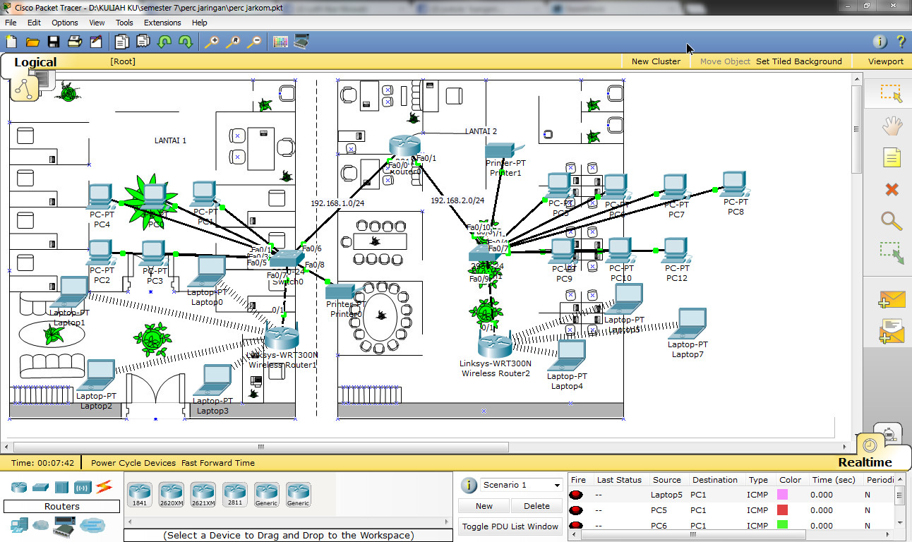 Luppippa's Article: Membuat Denah Jaringan Komputer Pada Cisco Packet ...