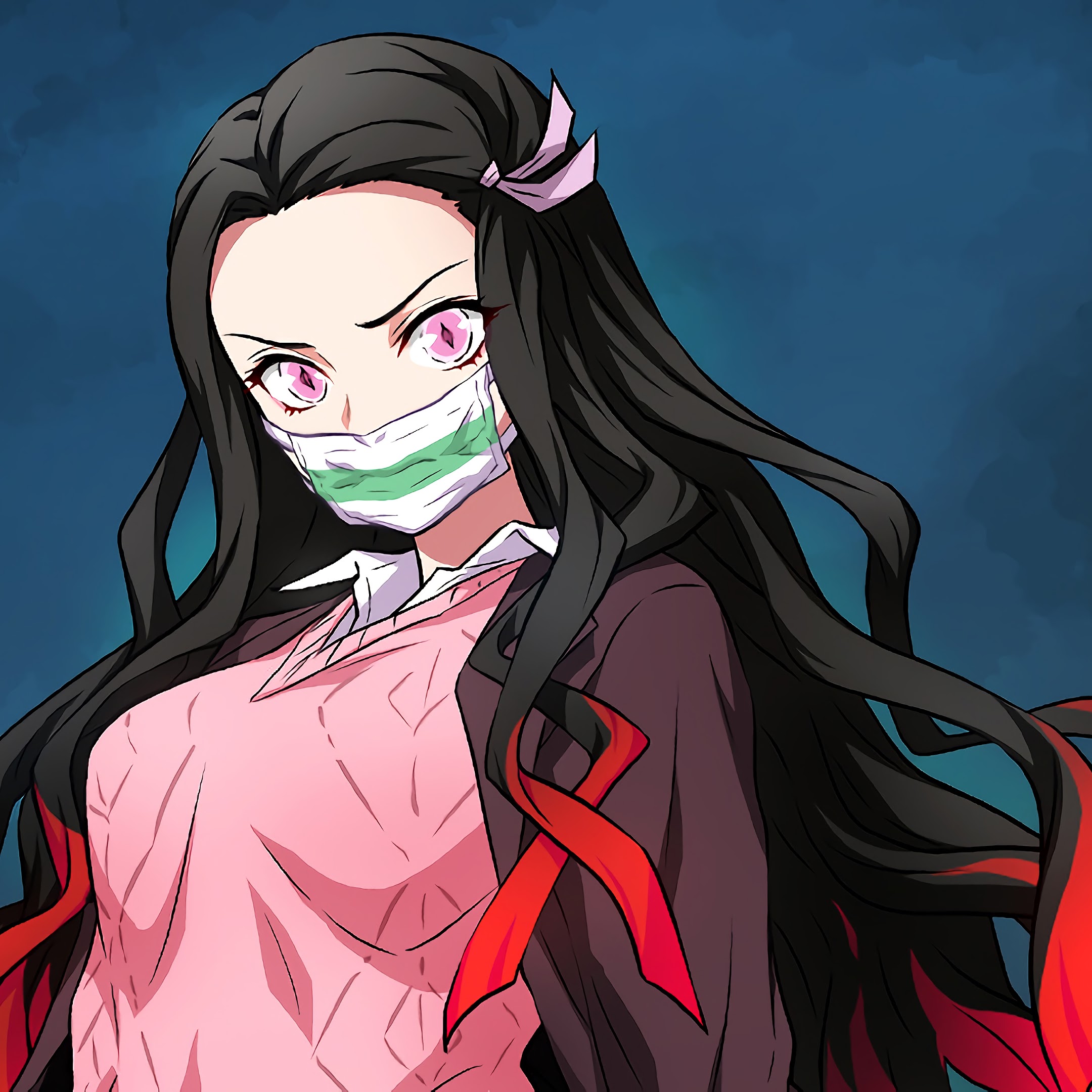 Nezuko Kamado, Kimetsu No Yaiba, 4K, #83 Wallpaper iPhone Phone