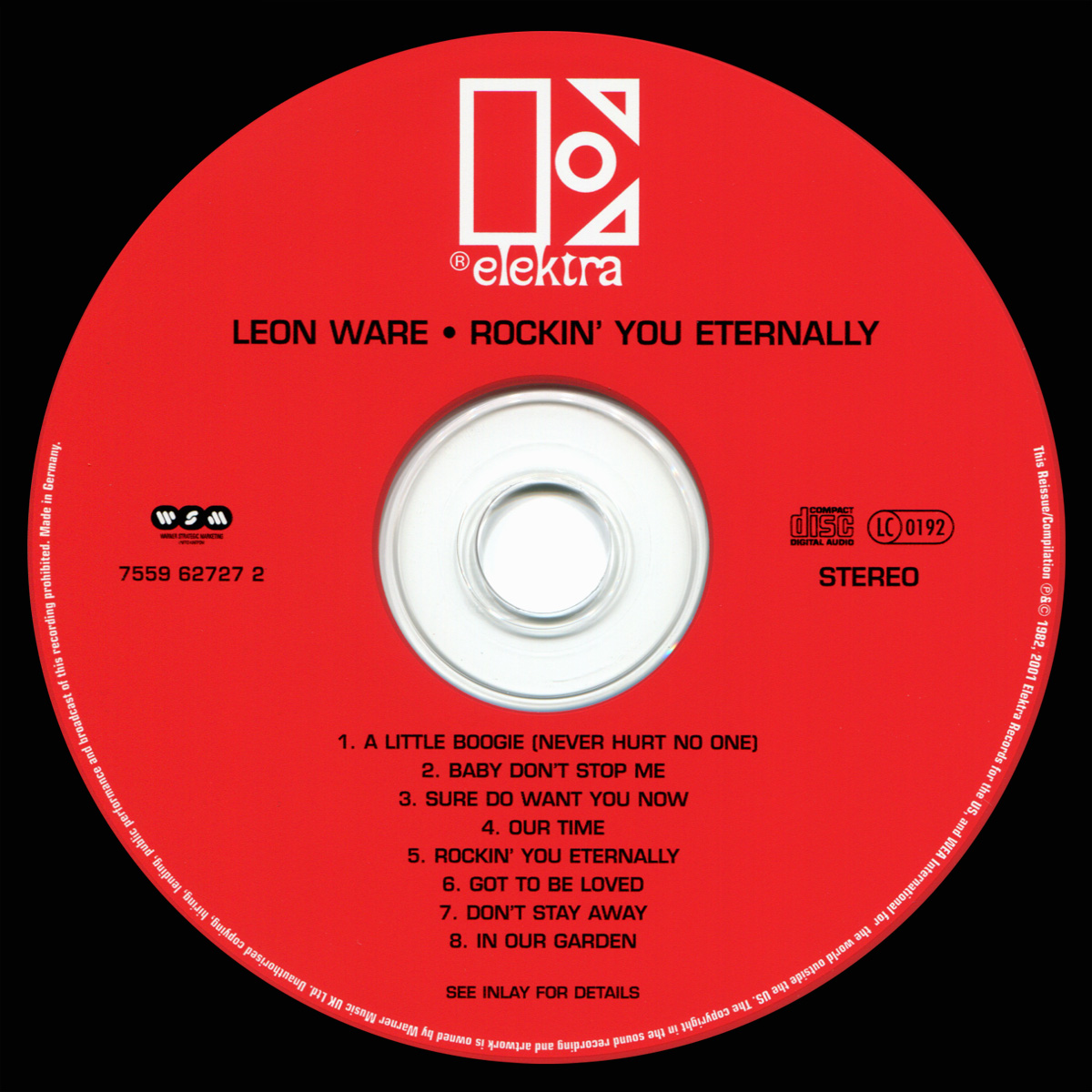 BENTLEYFUNK: LEON WARE 1981 ROCKIN YOU ETERNALLY / CD EDITION