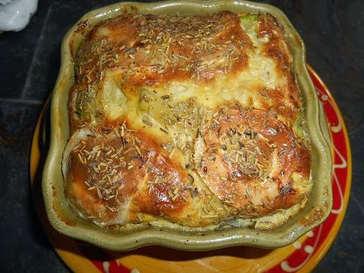 Gratin de courgettes au fromage de chèvre