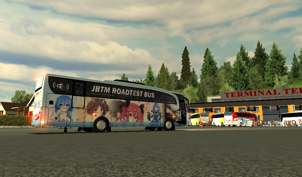 ada lokasi untuk tes suspensi model berasal dari model ets 2 yang saya convert ke ukts