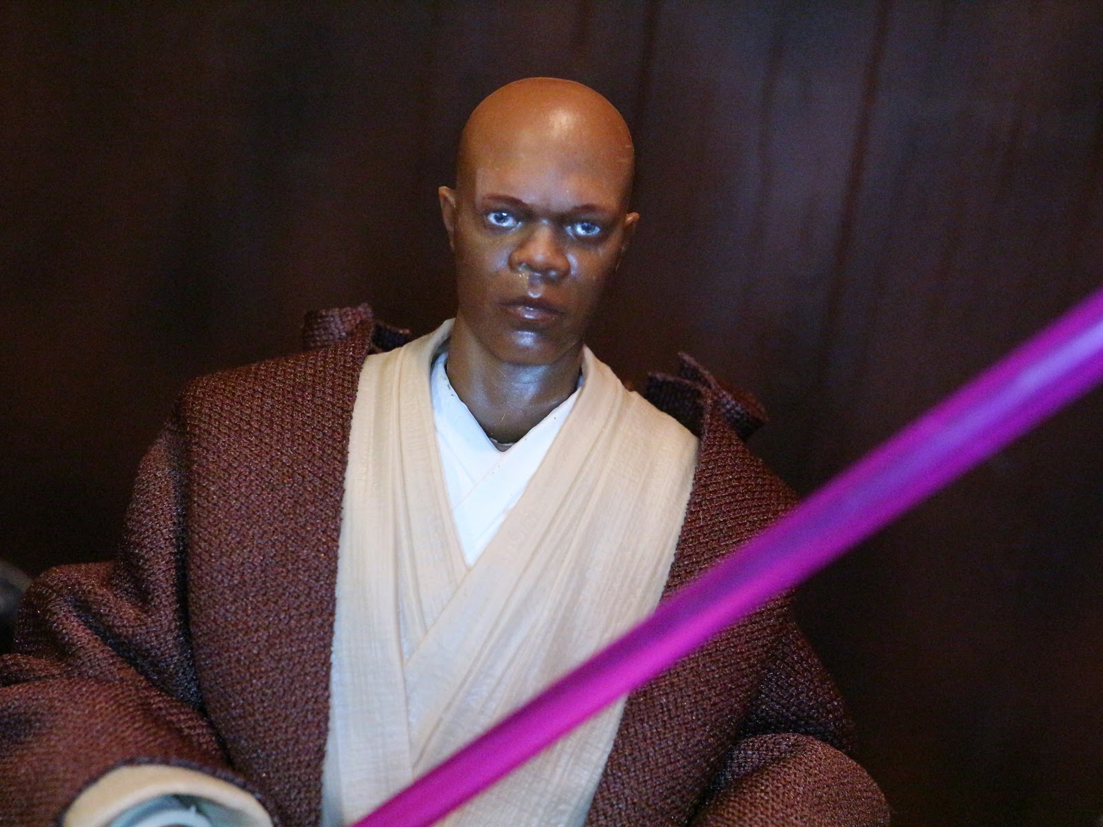 hasbro black series lightsaber mace windu