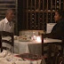 President Obama pictured having dinner with his daughter, Malia, in New York 