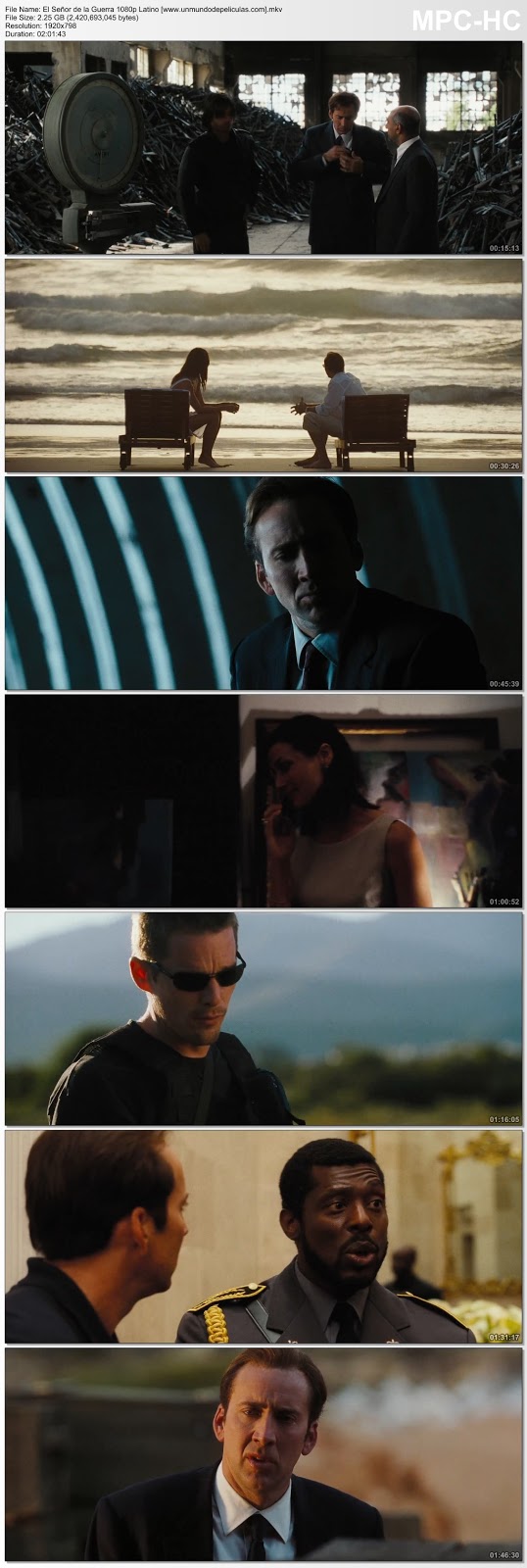 Capturas de la película.