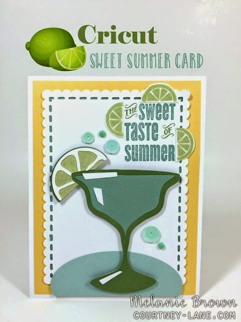 Cricut Sweet Summer card