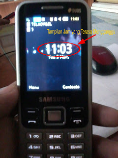 Cara Menyembunyikan/Menghilangkan Tampilan Jam Pada Handphone Samsung DUOS C3322