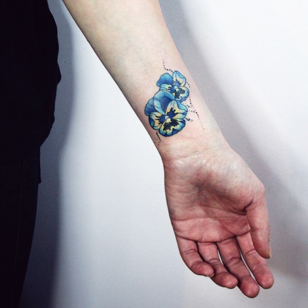 Mini tatuagens de flores para as mulheres Mini tatuagens de flores para as mulheres