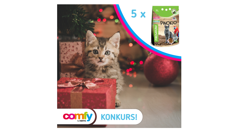 Wygraj żwirek drewniany COMFY PINOKIO 7L Konkurs