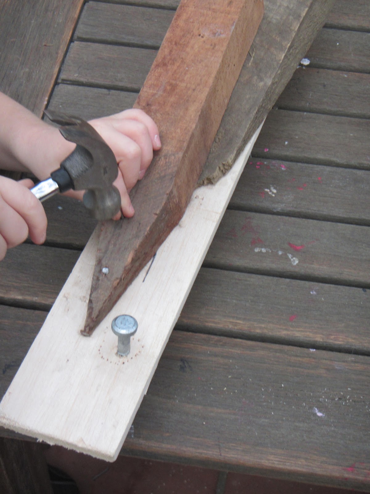 Crafty little people Hammer, nail and wood projects