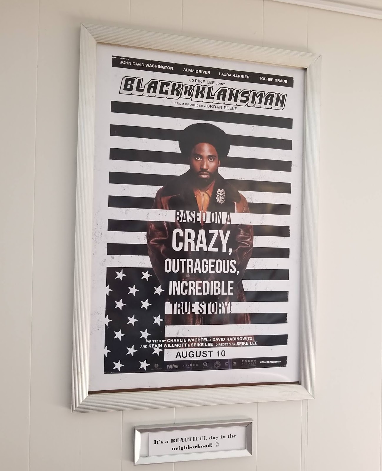blackkklansman is the movie that was playing on my last night at the 76 year old movie palace so i highly appreciated that my final shift was in service of blackkklansman is the movie that was playing on my last night at the 76 year old movie palace so i highly appreciated that my final shift was in service of