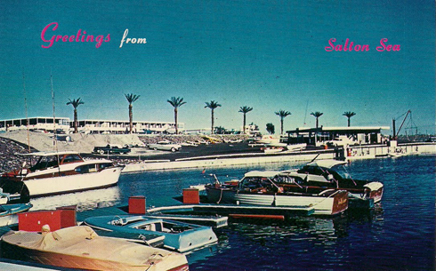 vintage salton sea postcards