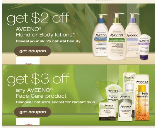 Printable Aveeno Coupons