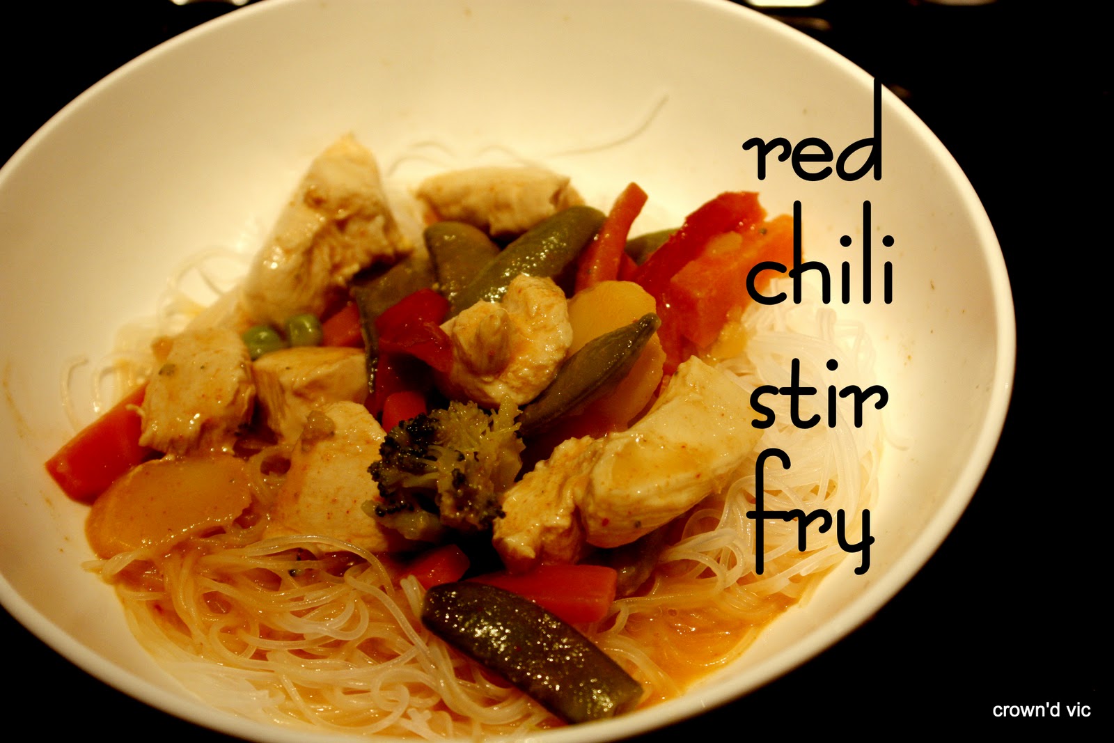 Crowning Victoria Red Curry Paste Stir fry Recipe!