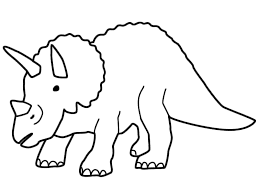 Triceratops coloring page 4