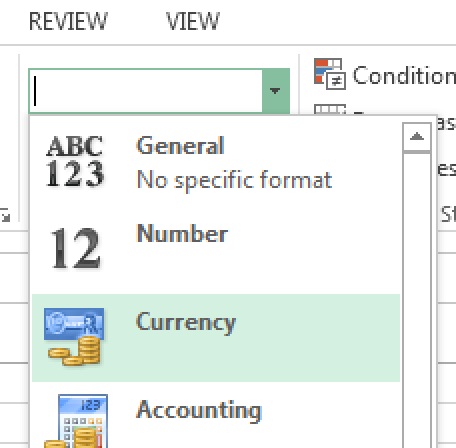 Microsoft Excel Education Online: Work with Number section in Excel