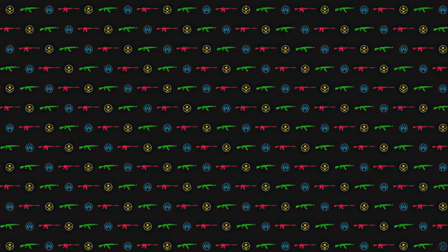 CS:GO, Guns, Minimalist, Background, 4K, #4.3157