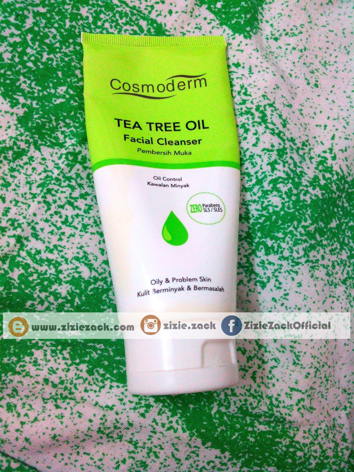 Review Tea Tree Oil Facial Cleanser Cosmoderm