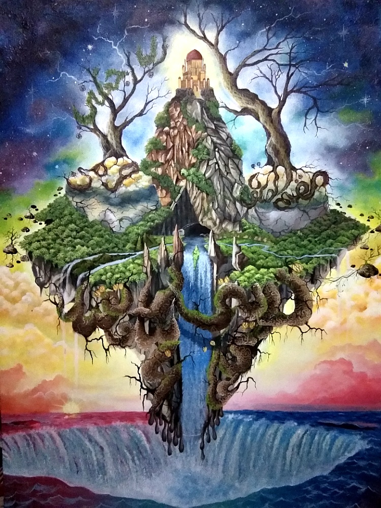 Gambar Kaligrafi Kontemporer Simple - Contoh Kaligrafi