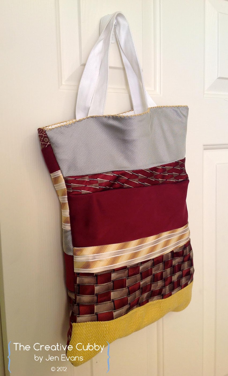 The Creative Cubby: Preppy Projects Week: Tie Tote