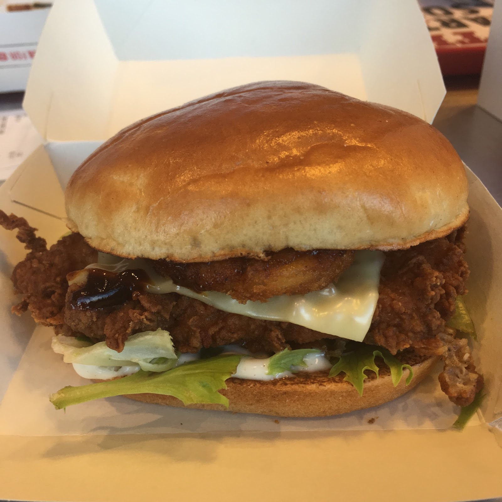 A Review A Day Today's Review KFC Texas Ranch Burger