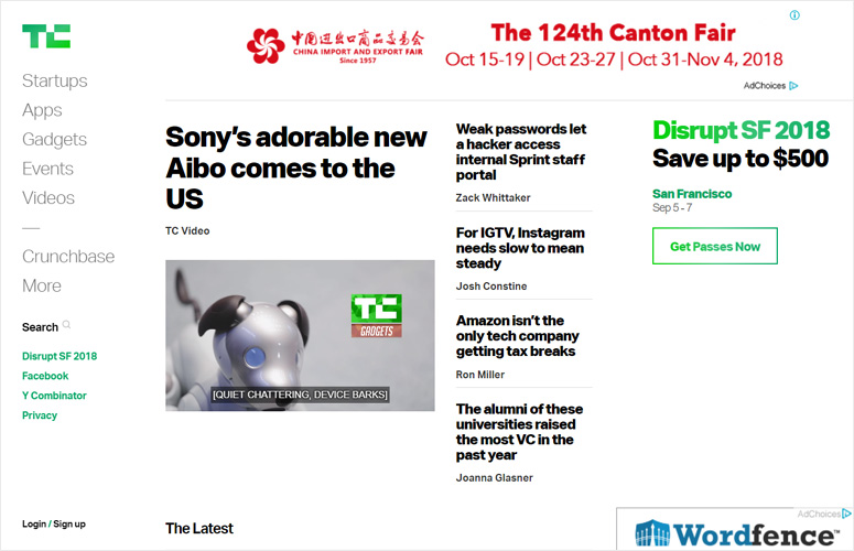 TechCrunch TechCrunch