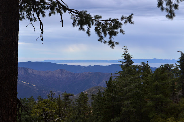 rain over Santa Ynez Mountains