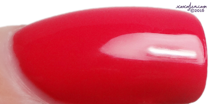 xoxoJen's swatch of Top Shelf Red Hot Valentine