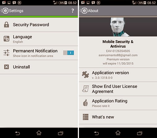 ESET Mobile Security Premium v3.0.1318.0 Apk