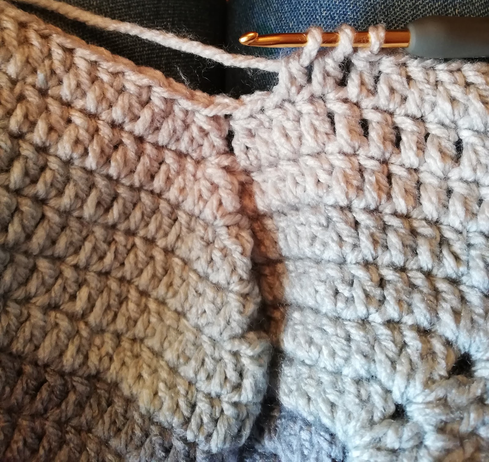 簡単なかぎ針編みグラニーバッグの編み方と編み図-Crochet and Me 