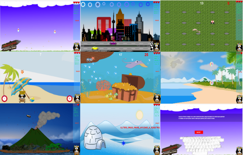 APRENDE A TECLEAR JUEGO visual data 8