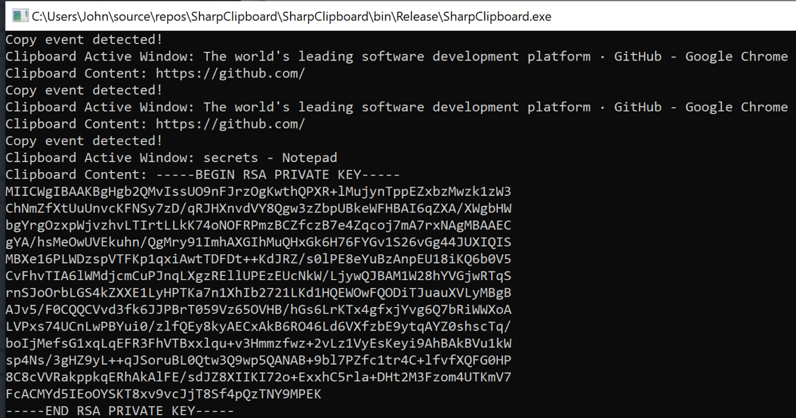 grumpysec I C(Sharp) Your Clipboard Contents