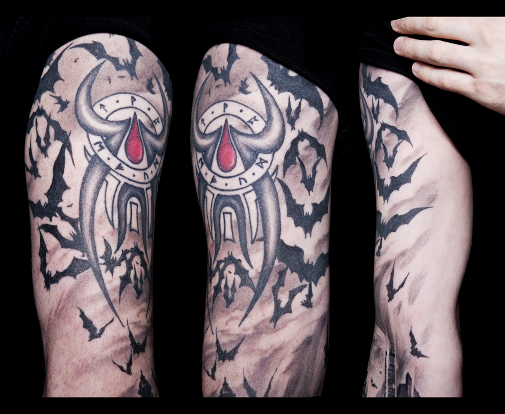 Angelina Jolie Tattoos Bat Tattoo Desing Photo