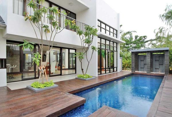 Contoh Kolam Renang Minimalis Belakang Rumah Contoh Kolam Renang Minimalis Belakang Rumah