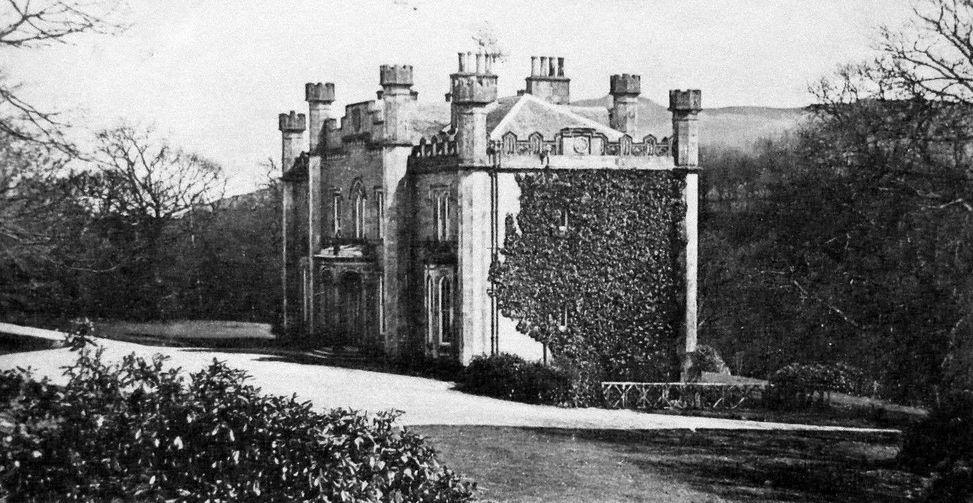 Tour Scotland Old Photograph Kincardine Castle Auchterarder Scotland