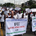 Photos: Youths in Port Harcourt stage protest asking EFCC to leave Patience Jonathan alone