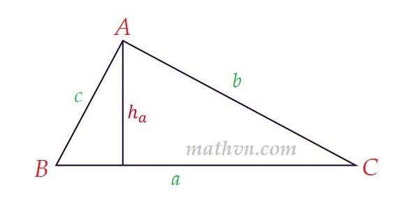 Có bao nhiêu công thức để tính diện tích tam giác ABC?

